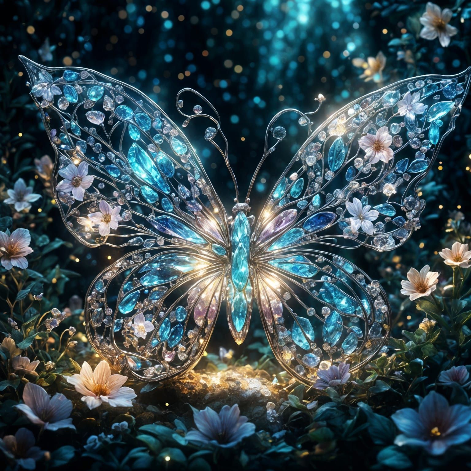 Crystalline Butterfly