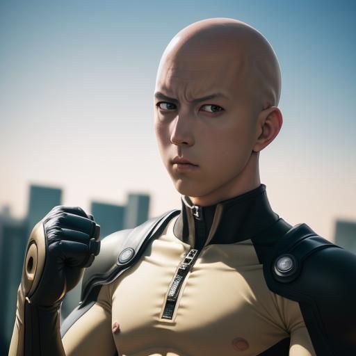 One Punch Man: Professional Photography with Bokeh