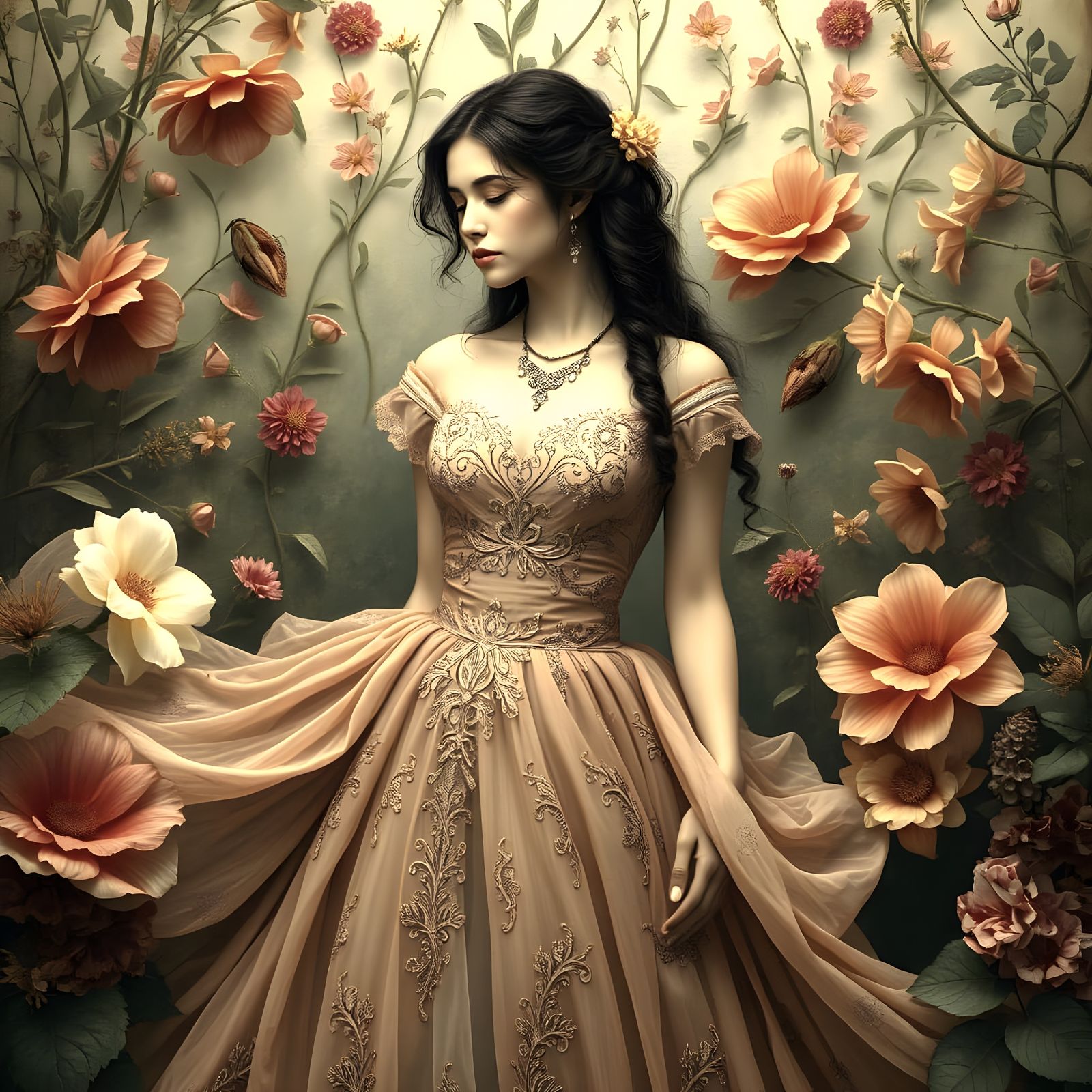 Surreal Portrait of Love and Inner Turmoil in a Mysterious L...