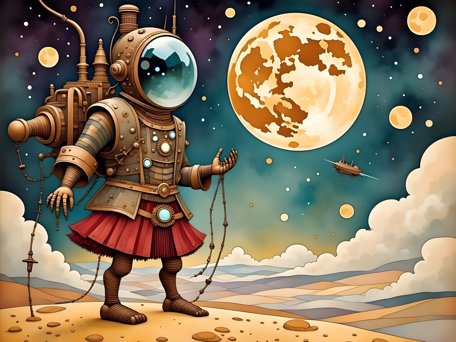 When the Buddha steps onto the moon.......will anything exis...