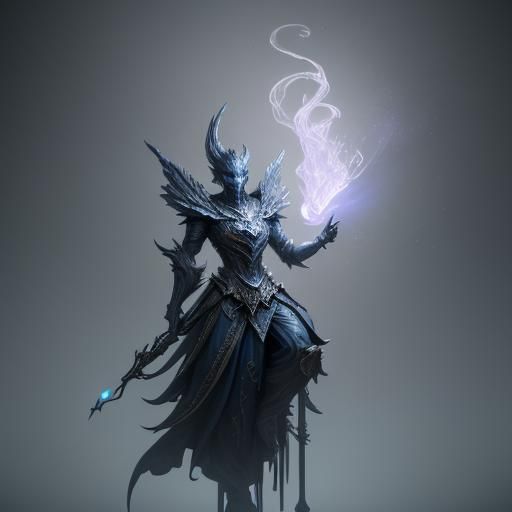 Ethereal Light Rod in Mystical Realm