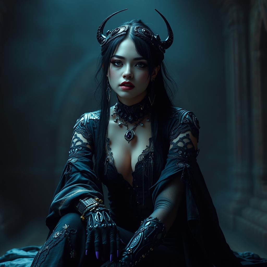 Dark Elegance: The Queen of Shadows