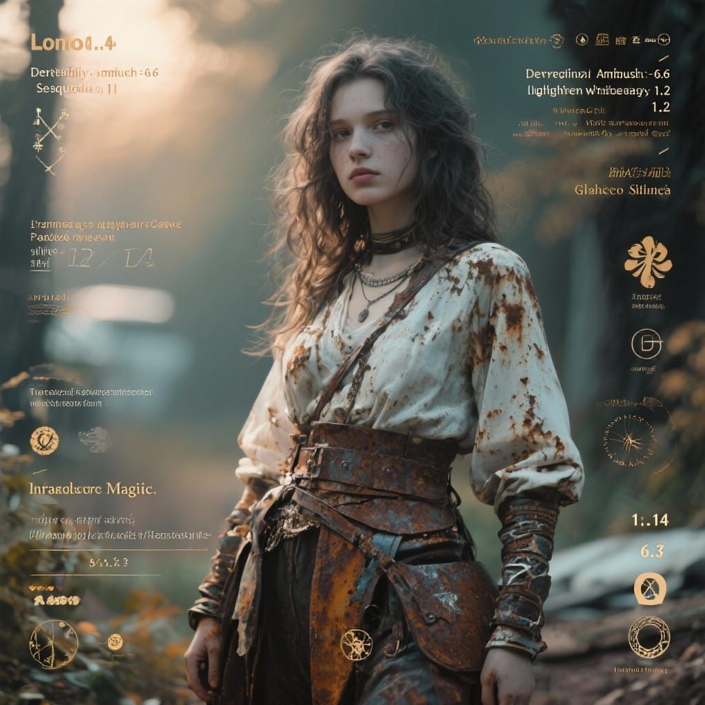 Abstract Lomographic Image of Deprivation and Magic