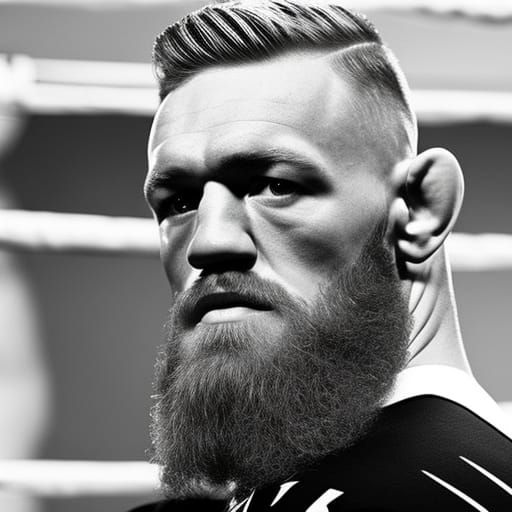 Conor McGregor: Irish MMA Fighter in Detailed Matte Painting
