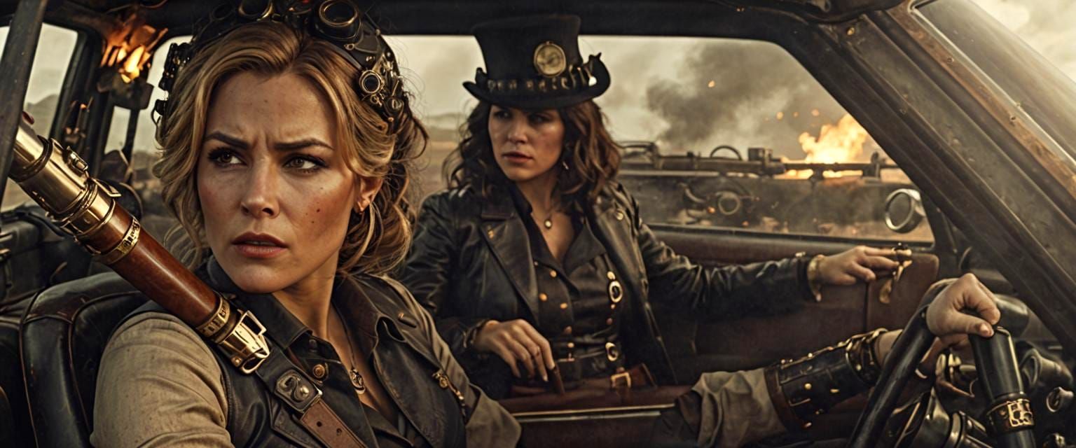 Cinematic Shaper D2I 📽️⚙️ Conceptual AI Film Scene of Tycoo...