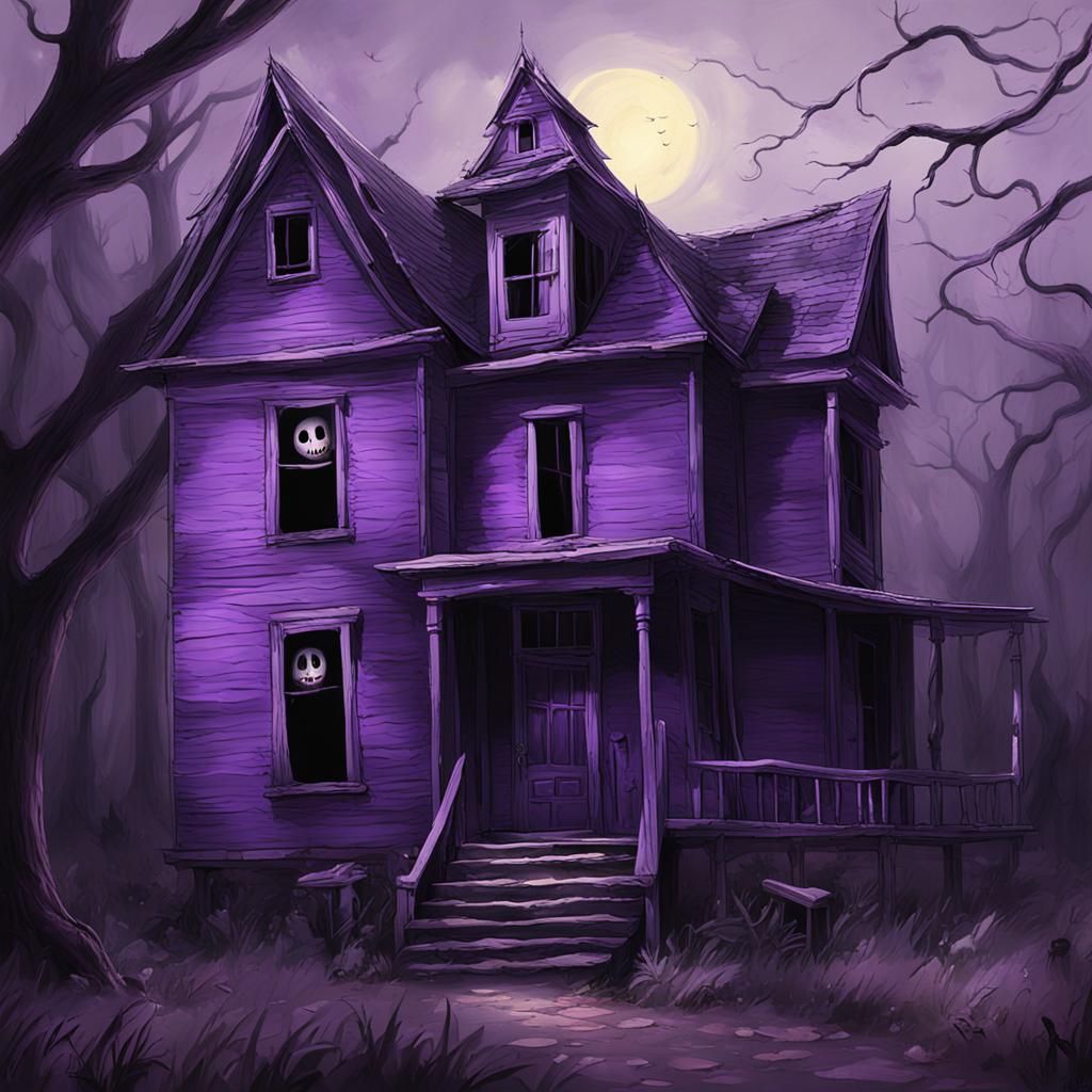 Eerie Encounter in a Haunted Two-Story House