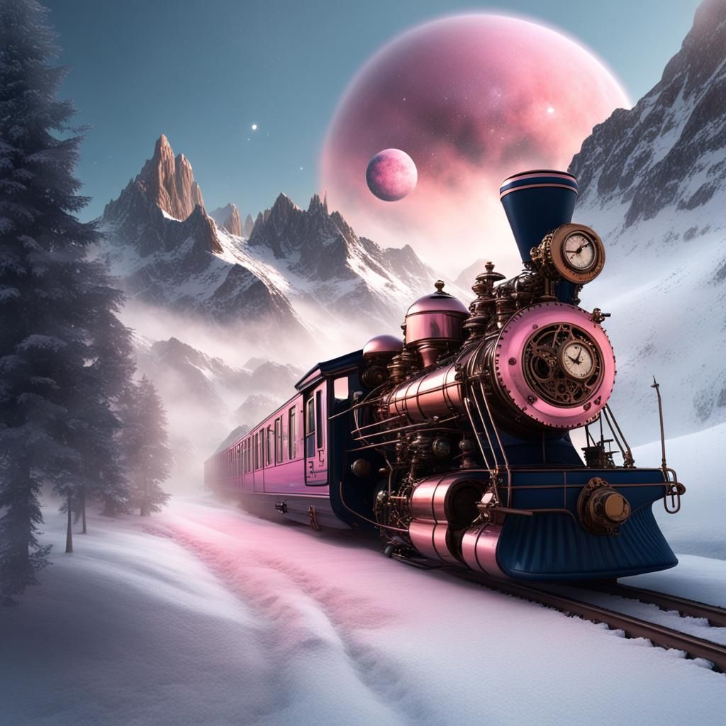 Steampunk Planets and Skiers in Crystal Spheres