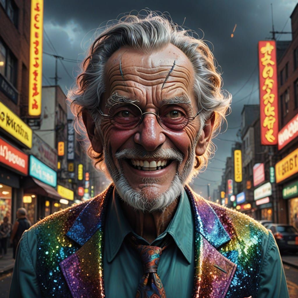 Spectacular Grandpa Brings the Noise in a Rainbow of Chaos