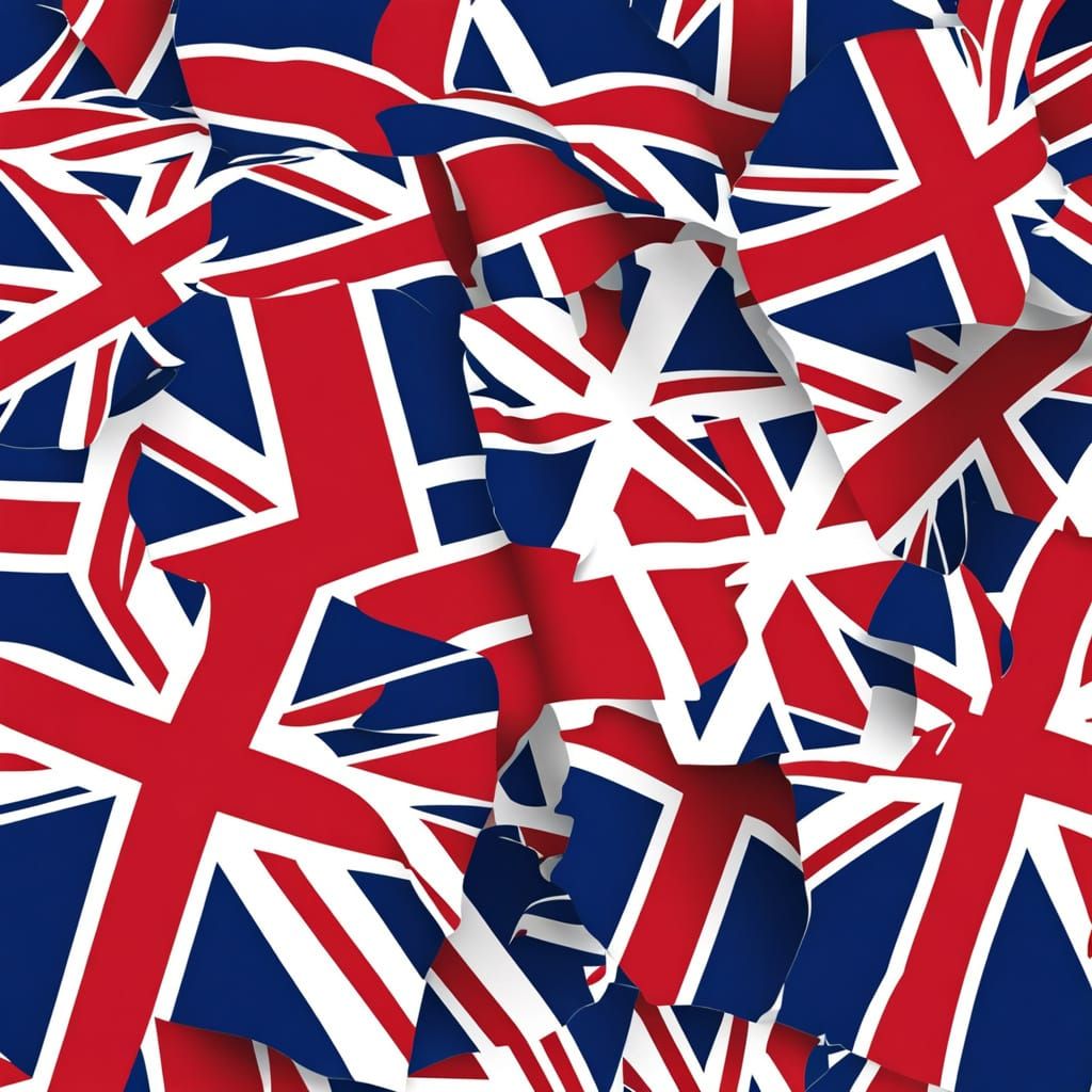 Union Jack Flag Logo for UK General Election Politics