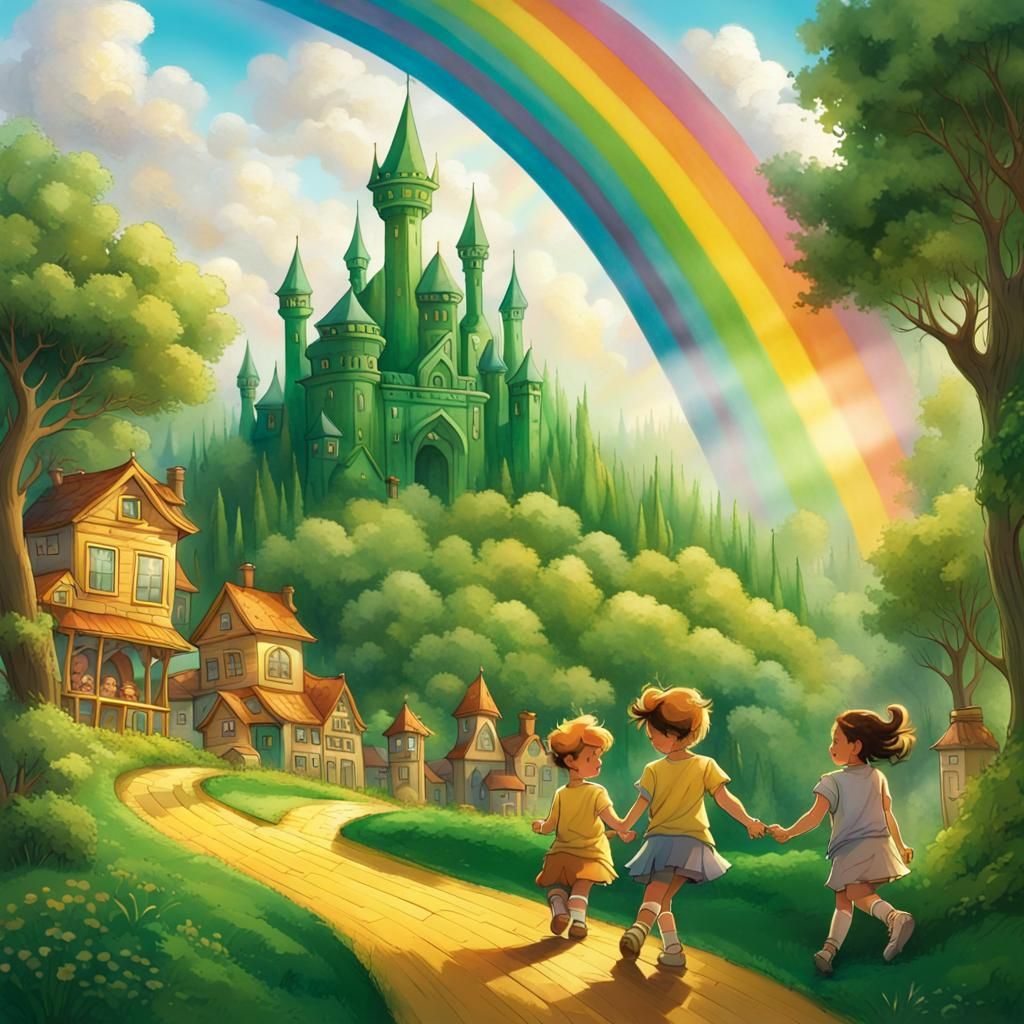 Emerald City: Golden Road and Dancing Munchkins