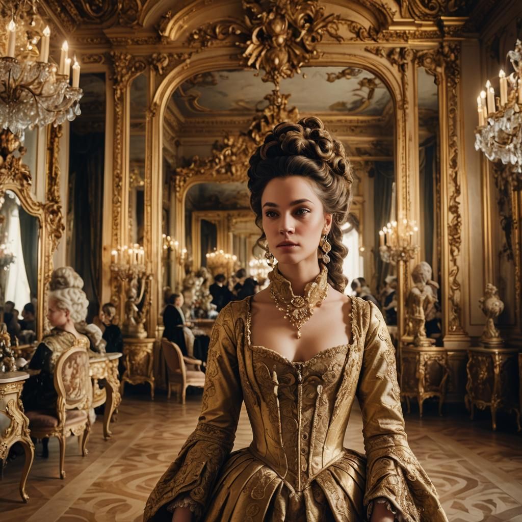 Baroque Dressing Room in Rococo Style