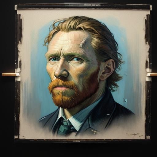 Hyperrealistic Self-Portrait as Dynamic Painting