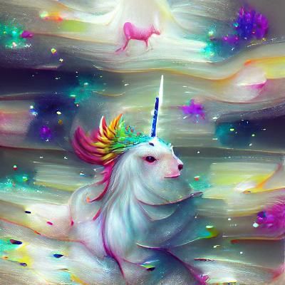 Enchanting Unicorn Generated from Simple Prompt