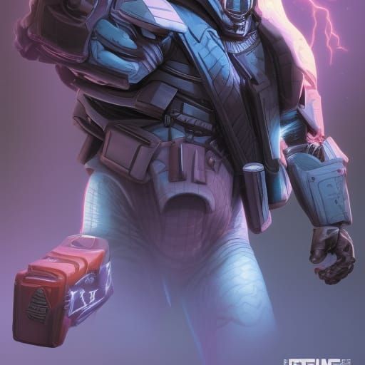 Meme Stonk Bot in Comic Book Art Style