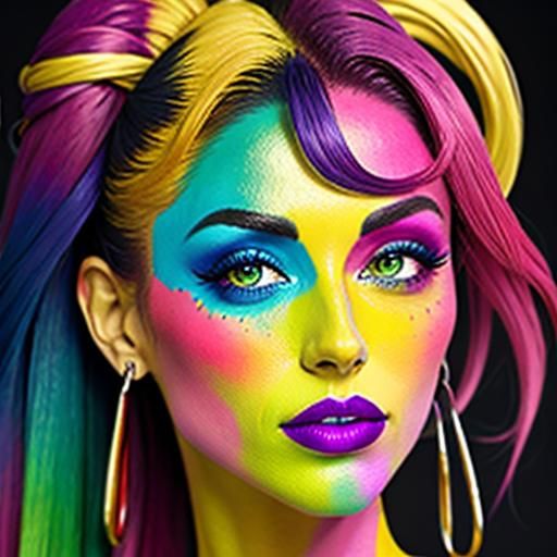 Abstract Image: A Symphony of Colors