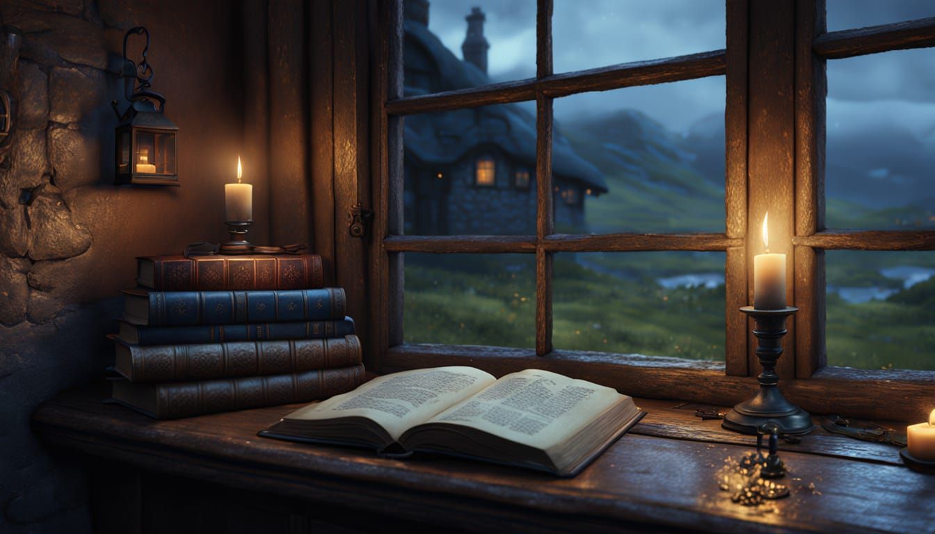 Cozy Cottage in Rainy Scottish Highlands