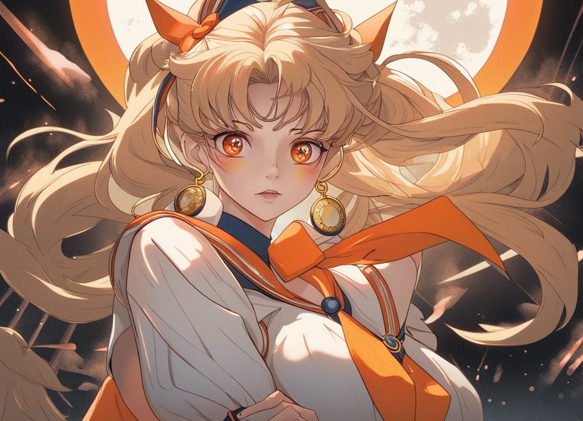 Sailor Venus Digital Art in Deep Color
