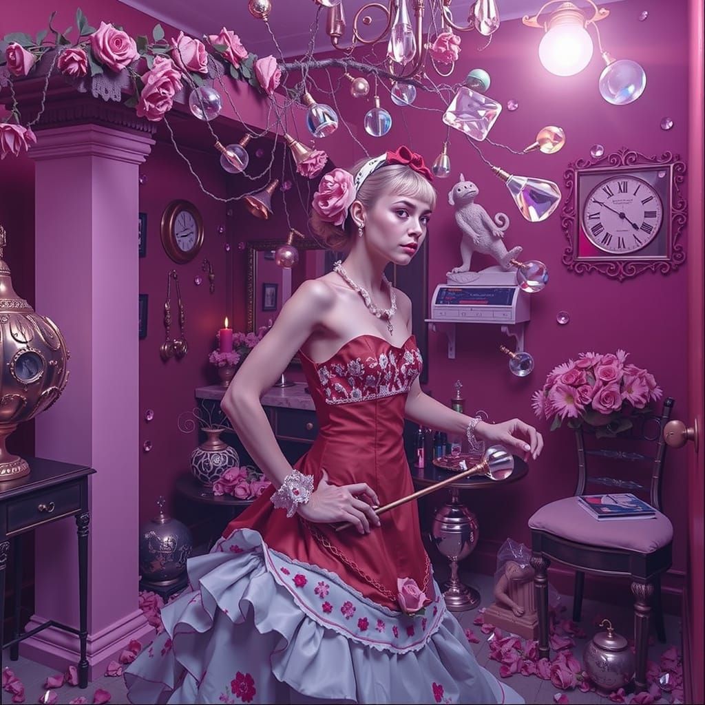 Alice in Wonderland: Hyperrealistic Looking Glass Adventure