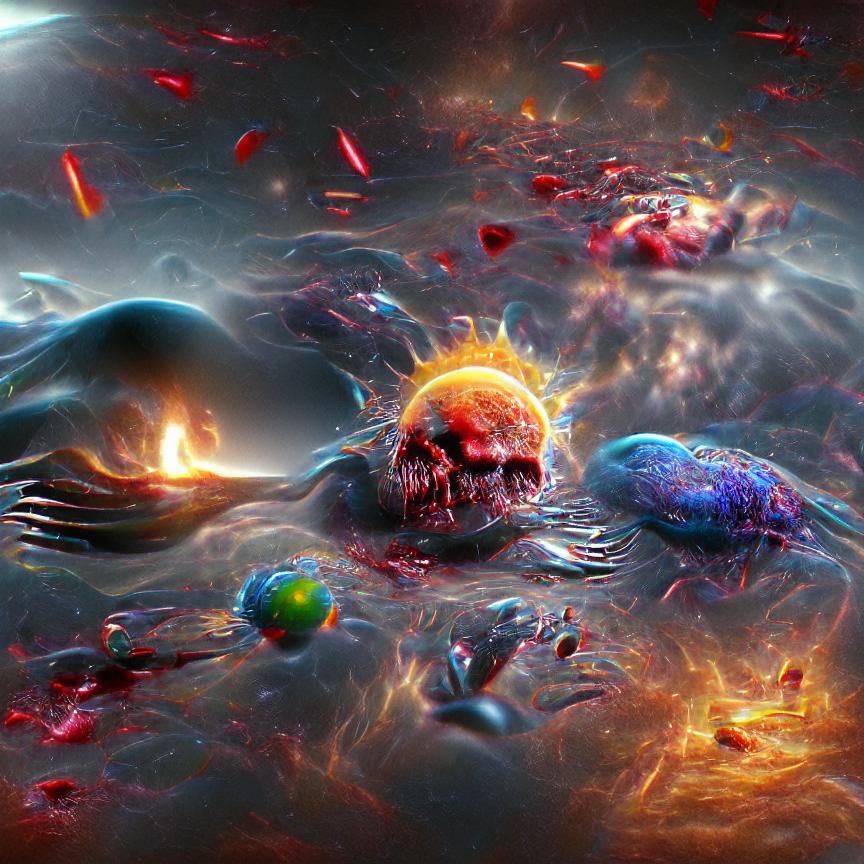 Heat Death of Universe in 8K 3D Concept Art