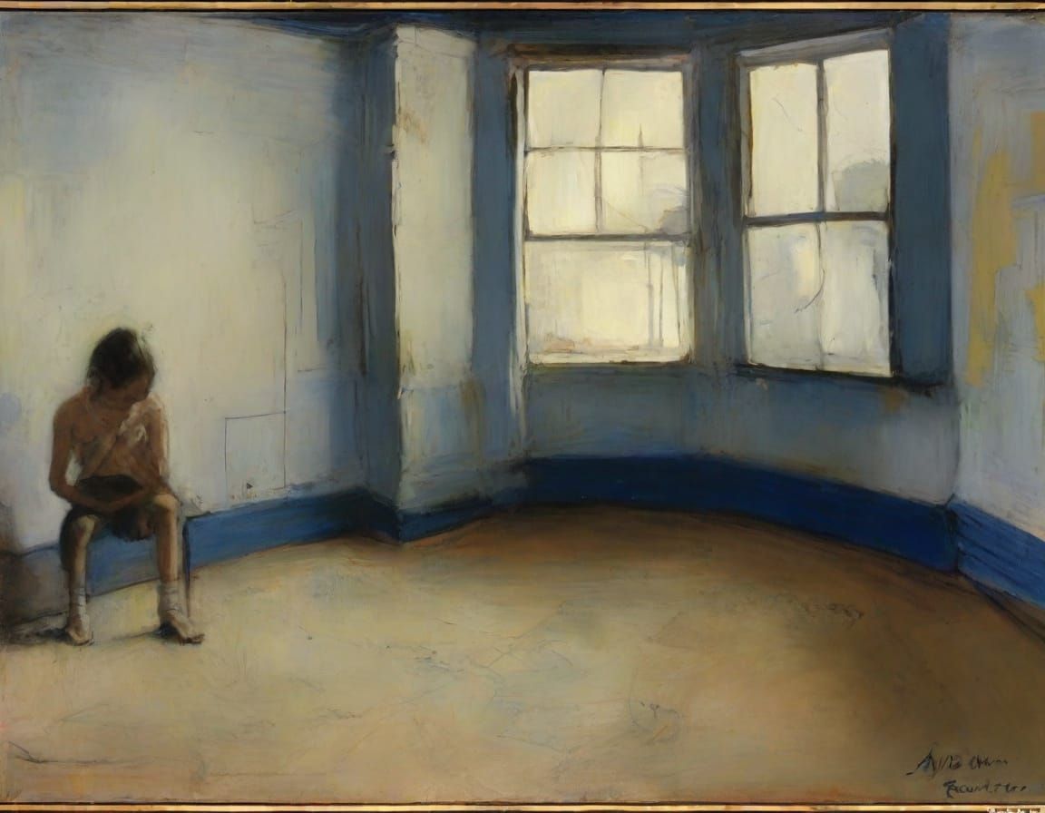 Impressionist Figure Painting in Muted Tones