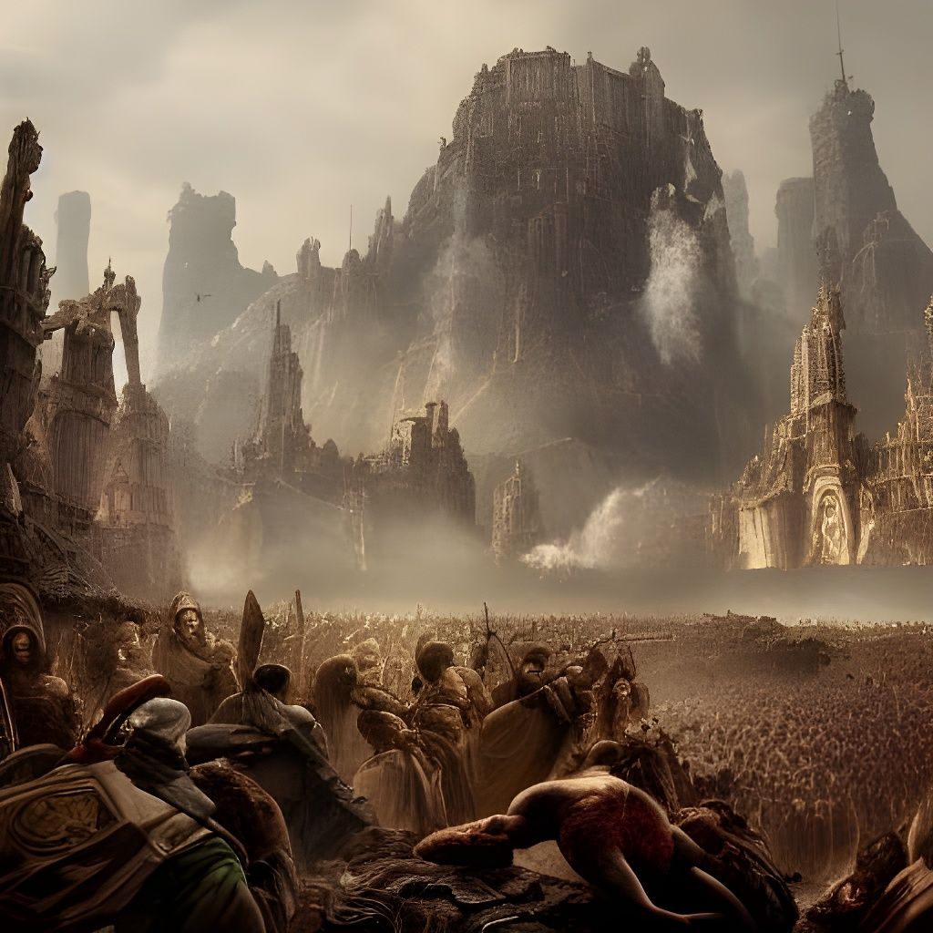 Epic Digital Painting: The Fall of the Peacemakers