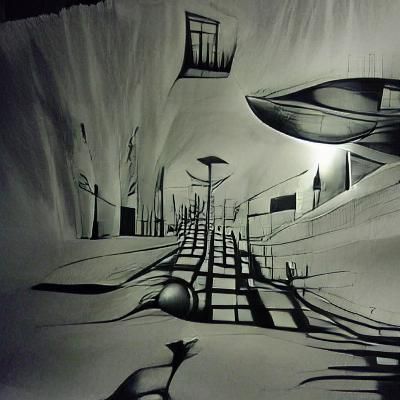 Neon Cyberpunk Alleyway at Night