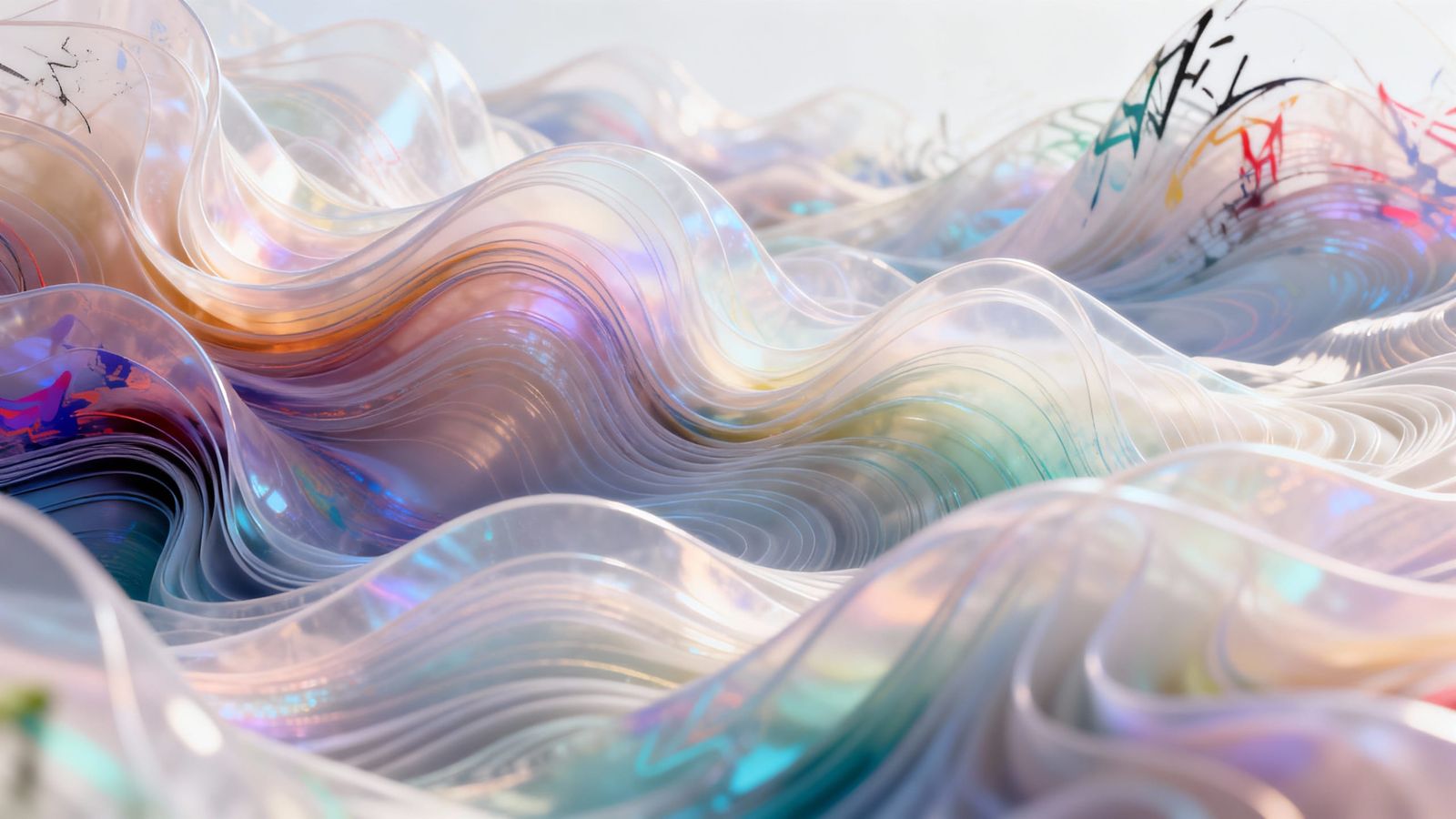 deflated folded waves