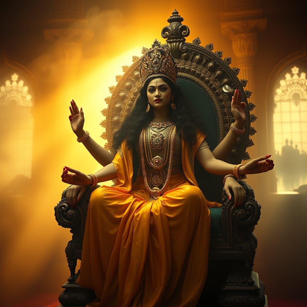 Regal Goddess of the Golden Realm