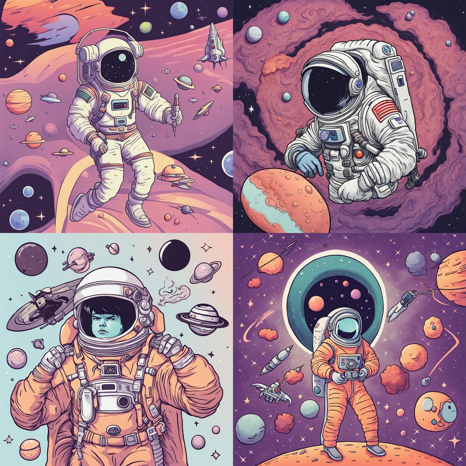 Vibrant Spacecore Abstract Image