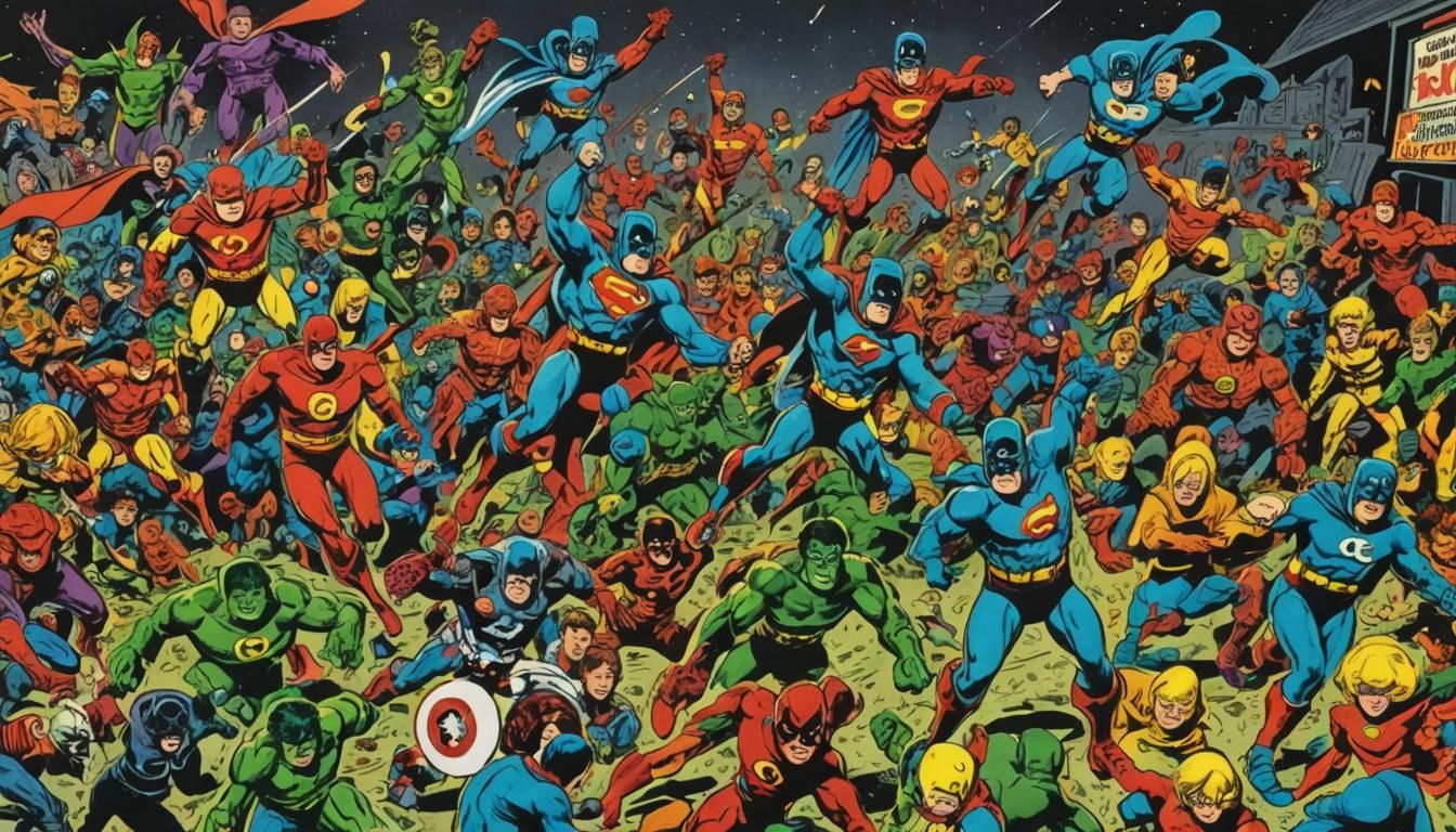 1977 TV Ad: Children Play with Superhero Figures