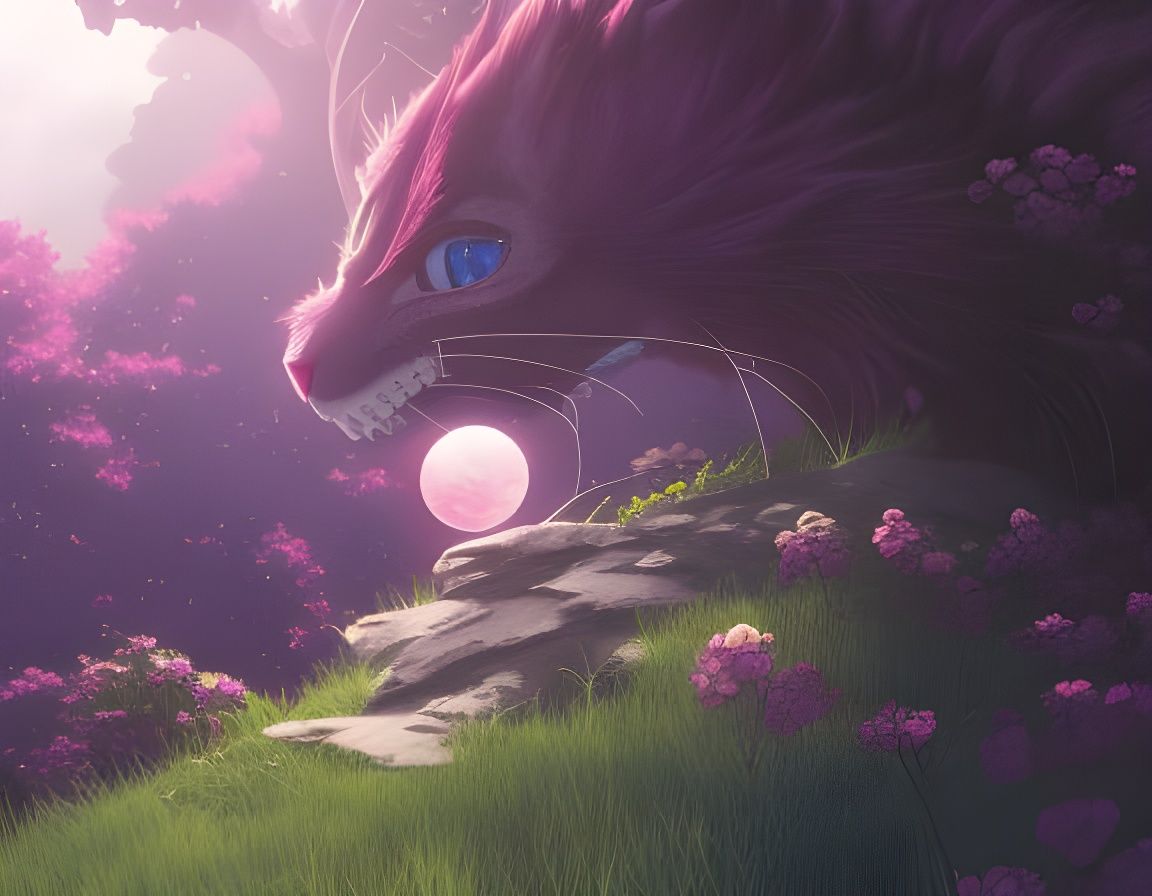 Cheshire cat by artist "anime", Anime Key Visual, Japanese Manga, Pixiv, Zerochan, Anime art, Fantia Studio Ghibli, Anim...