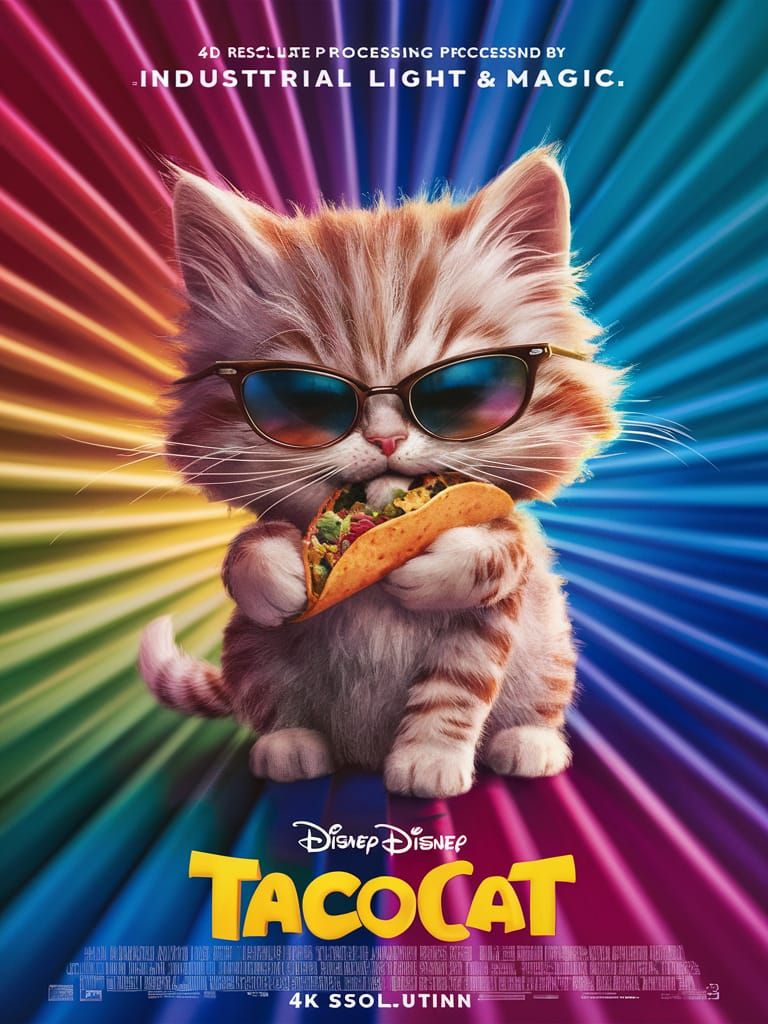 Tacocat Movie Poster: Kitten's Culinary Adventure