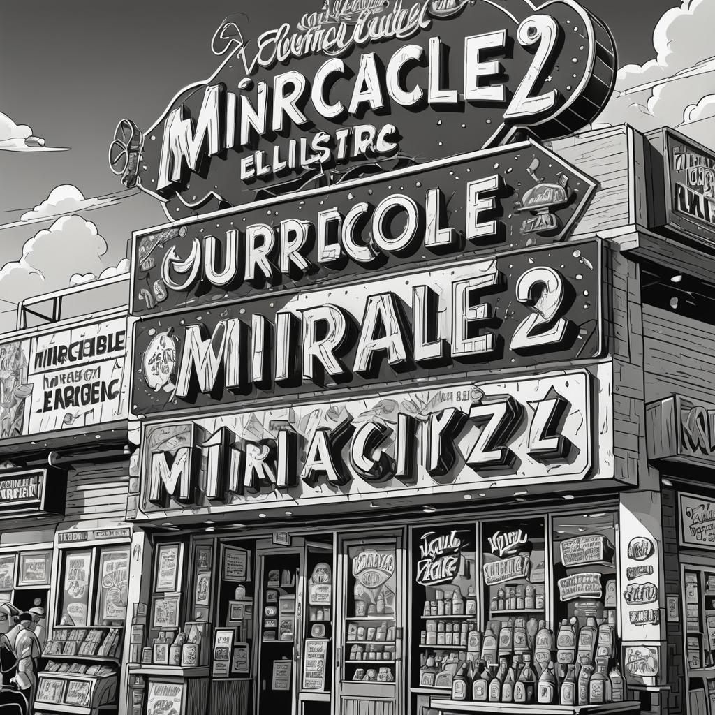 Retro Cartoon Storefront in Gardena, California