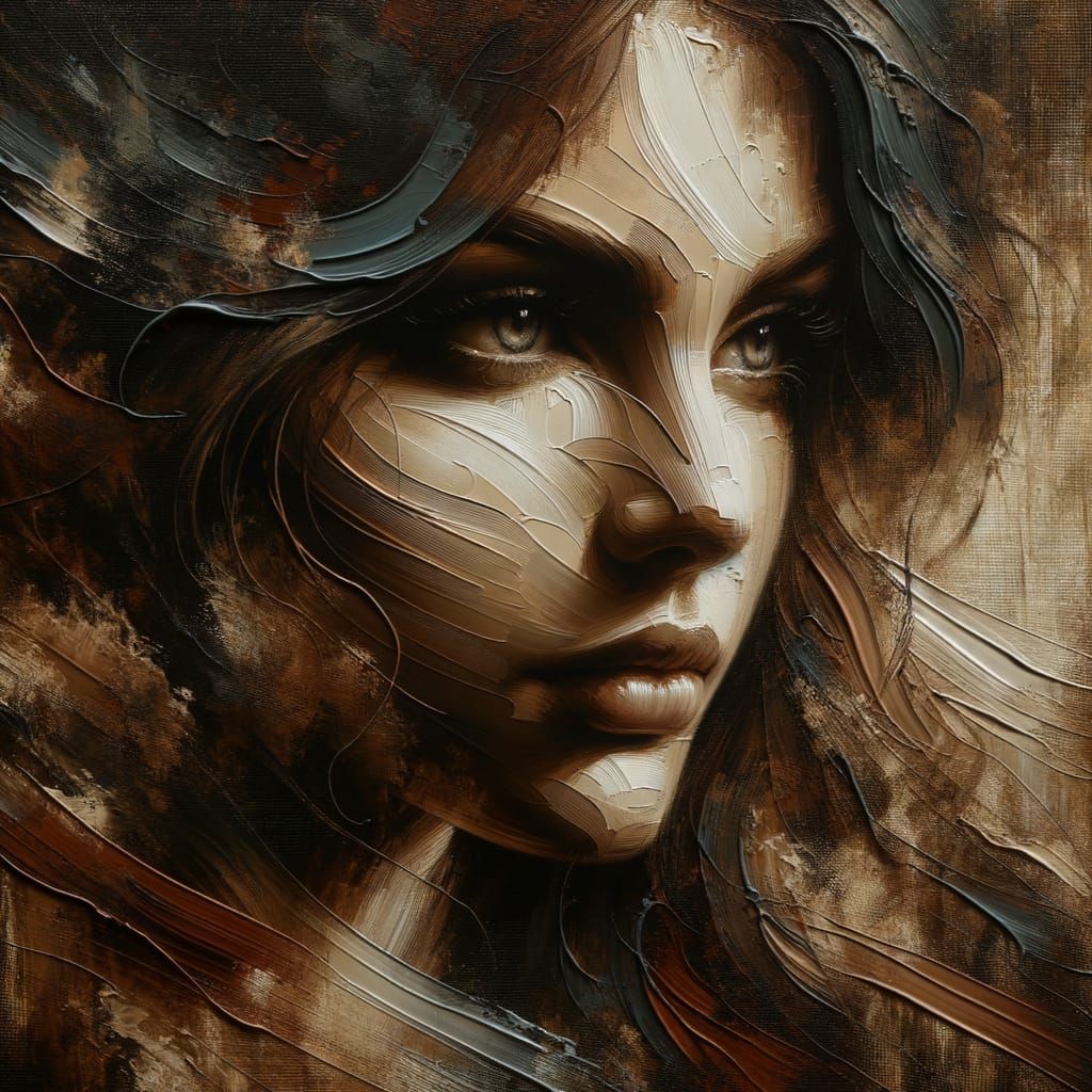 Norse Goddess of Protection with Determined Gaze