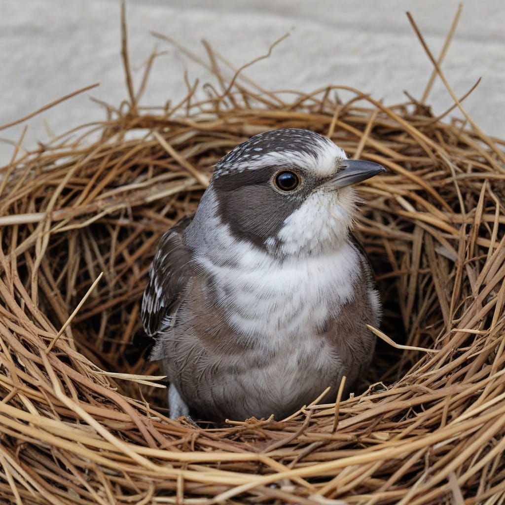 Bird of Prey Invades Idyllic Scene in Dark Humor