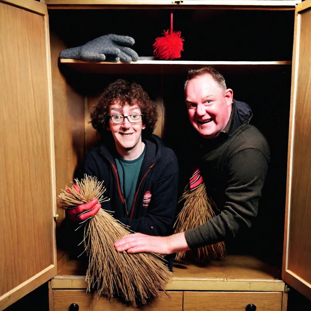 Andy Peters in the Broom Cupboard