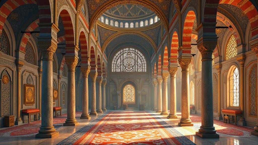 Ottoman Empire Culture in the 1500s: Ornate Illustration