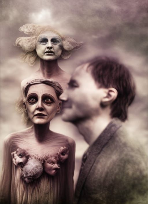 Surreal Stopmotion Kolossus Sculpture, Hyperrealistic Dreams...