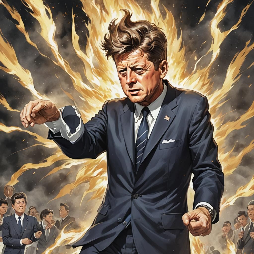The legendary Super Saiyan JFK
