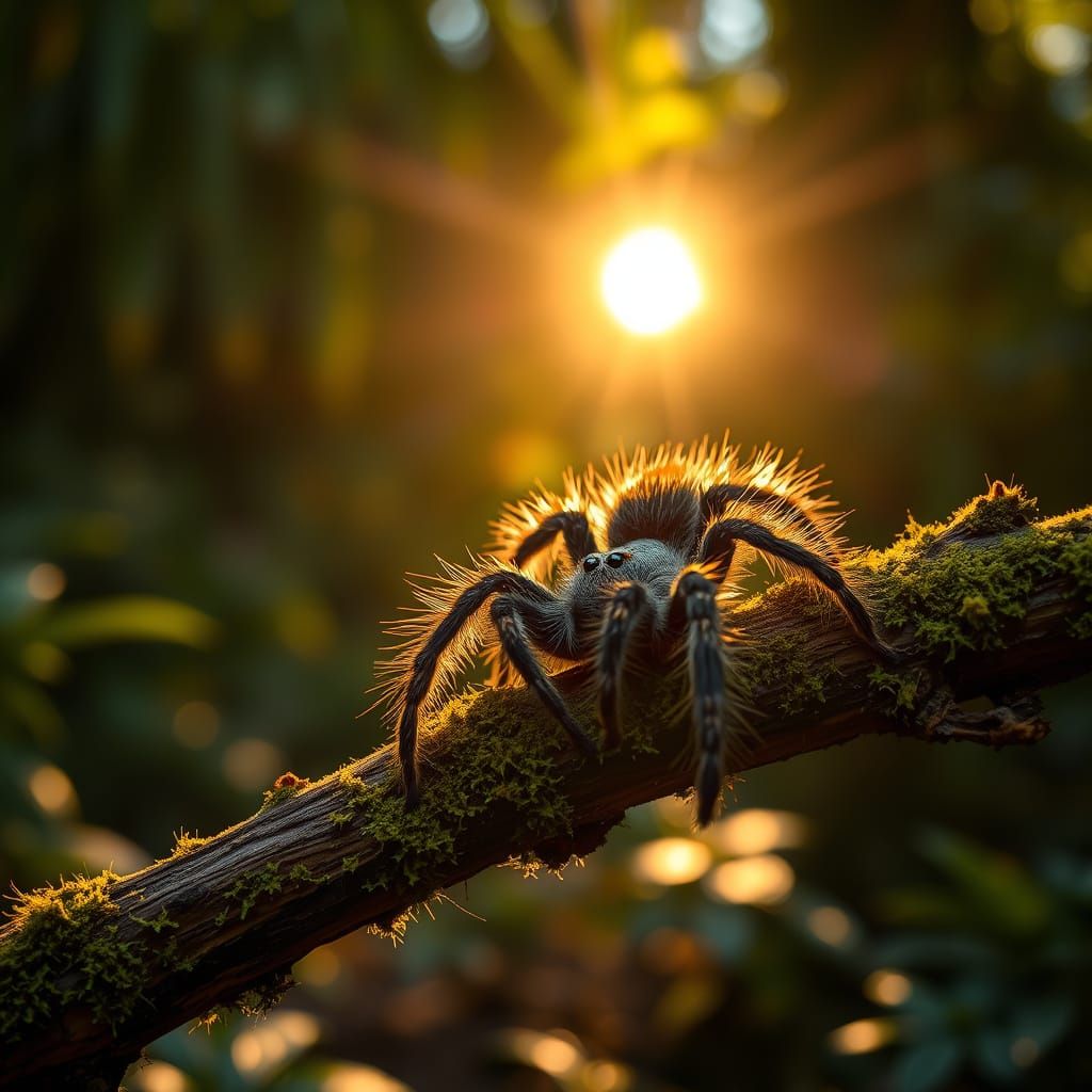Tarantula Portrait in Natural Light