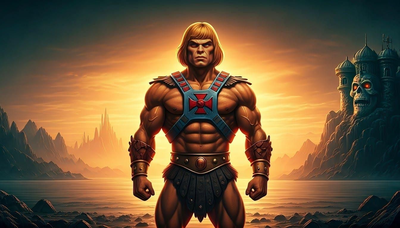 He-Man and Castle Grayskull