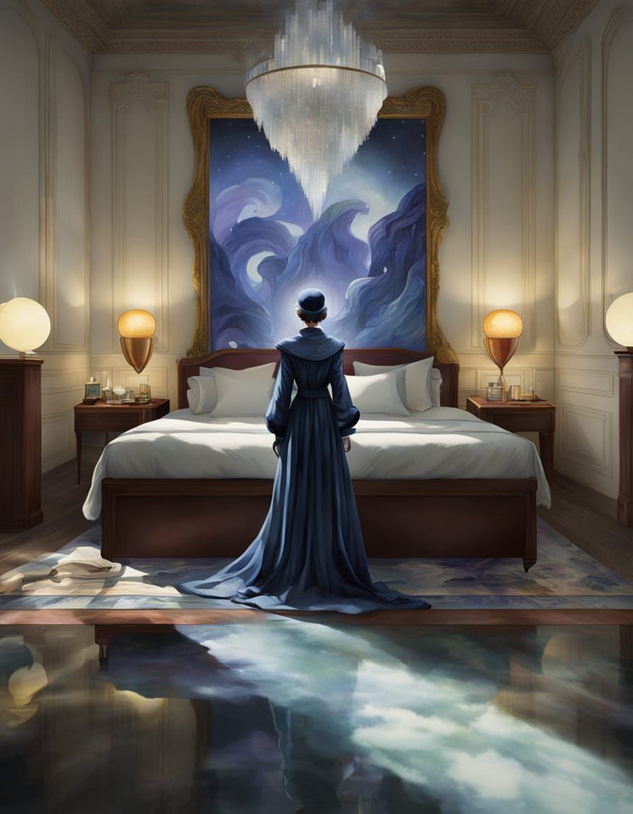 Dream Hotel Mystery in Cyberpunk Style