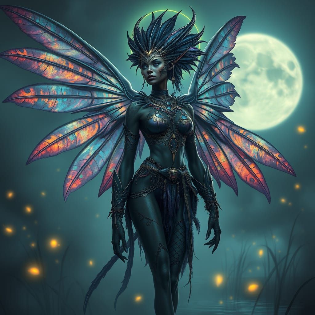 Luminous Bayou Warrior Fairy