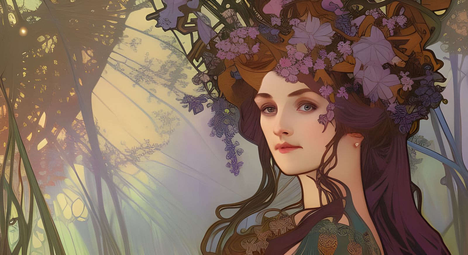 Flora, the Roman goddess of flowers and spring