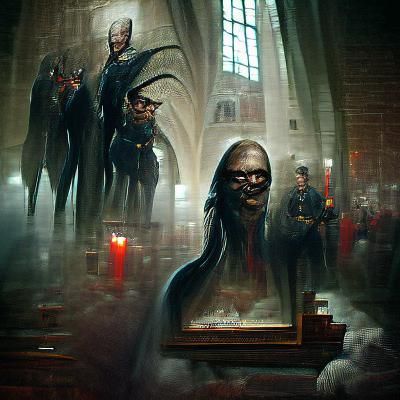 Sinister Occult Illustration: De Vermis Mysteriis