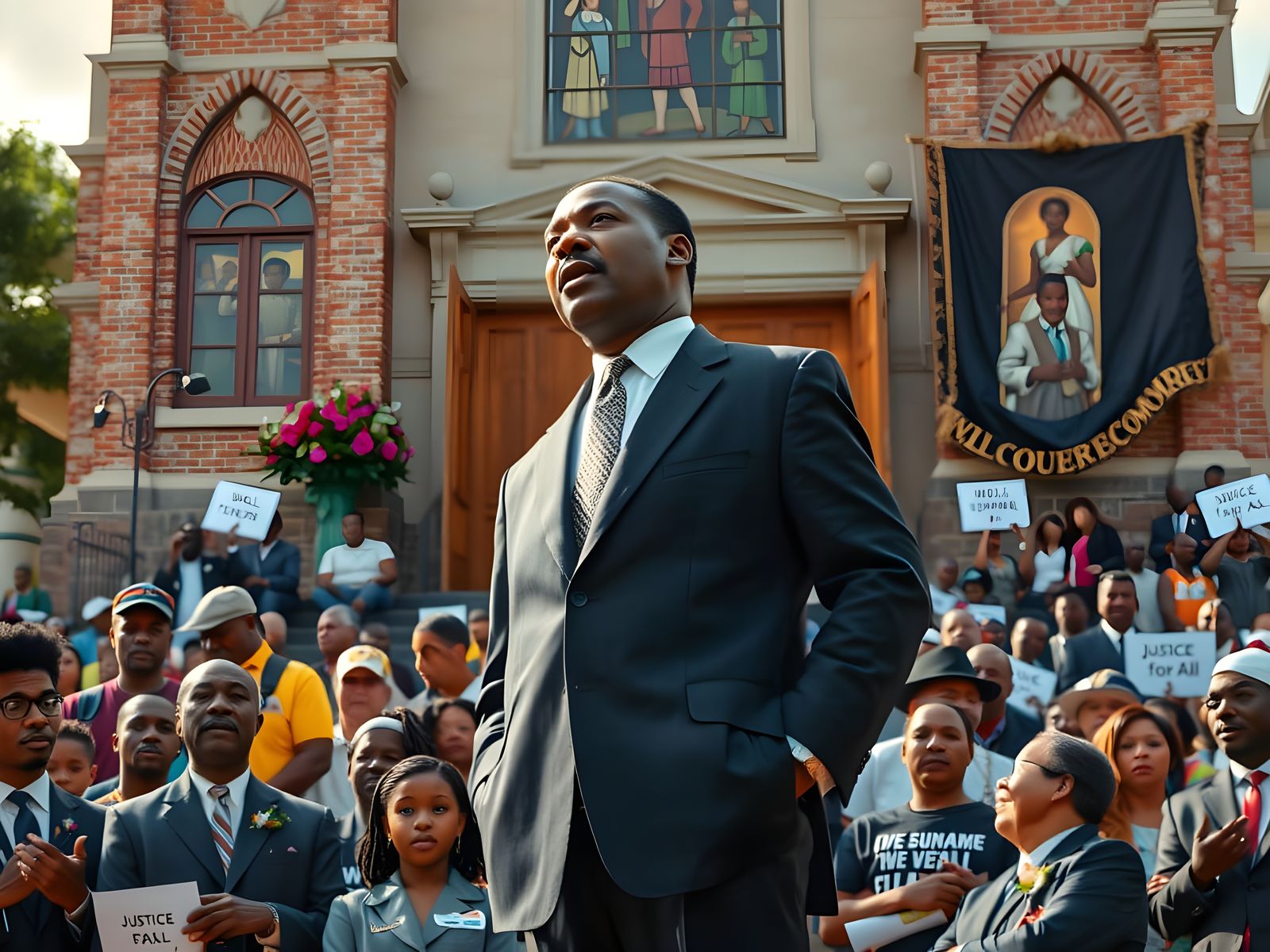 Dr. Martin Luther King Jr. Inspires Hope and Unity in a Hist...