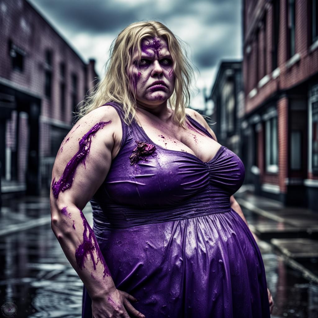 This is what happens when you squeeze your blueberry yoghurt too hard