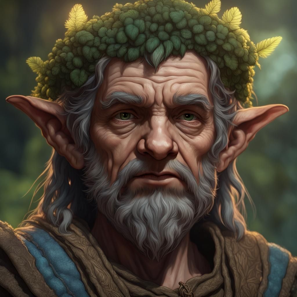 Gruff Halfling Druid
