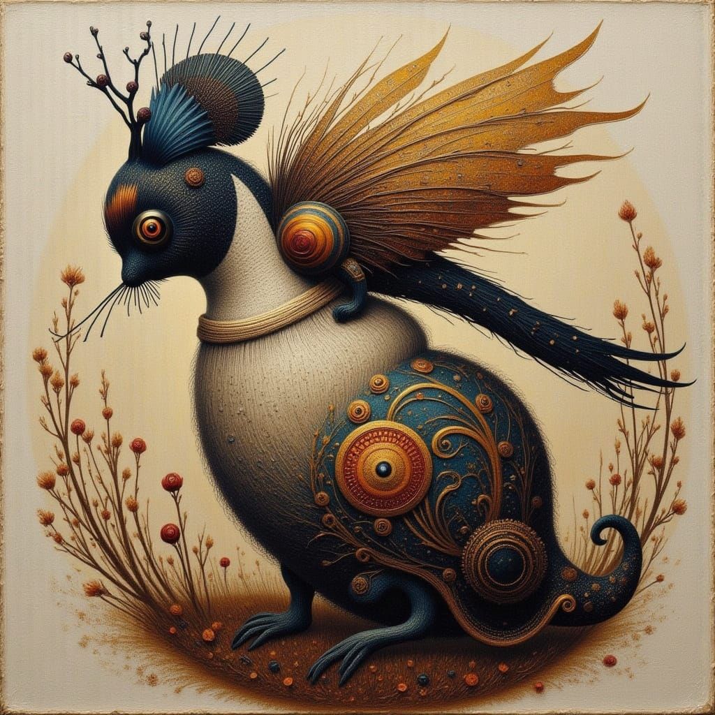 Abstract Braided Structures with Cicada Motifs