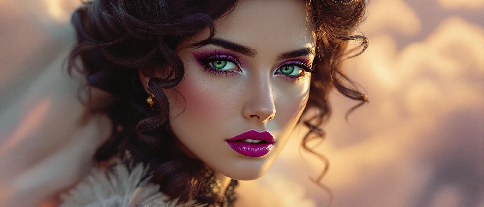 Elegant 19th-Century Aristocrat with Soft Victorian Style